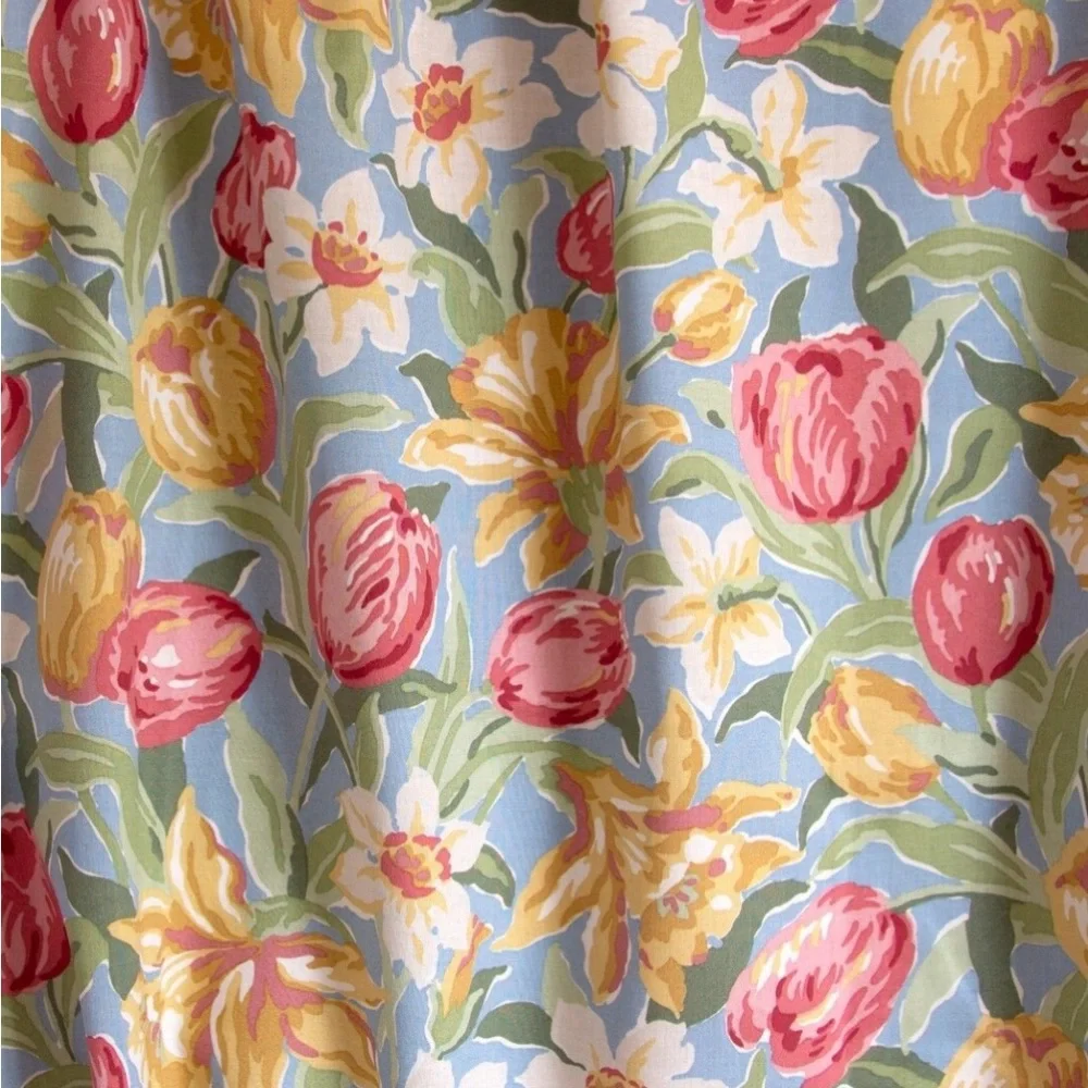 Rare Vintage Laura Ashley Tulips 3 window valances 1990’s rare
